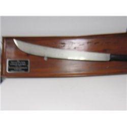 Machete framed 32 by 9 1/2-1994
