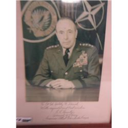 Signed photo LL Lemnitzer Gen