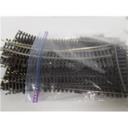 Bag of train tracks for HO trains