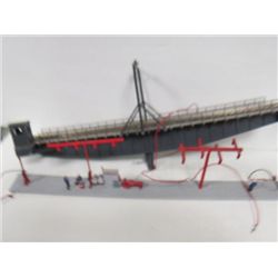 2 pc- train track trestle- and platform