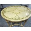 Image 1 : Wood parlor table oval