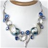 Image 1 : Superb ARTISAN BLUE NAUTILUS SHELL KYANITE TOPAZ AND ST