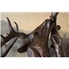 Image 2 : Beautiful Bronze Sculpture Elk & Tree