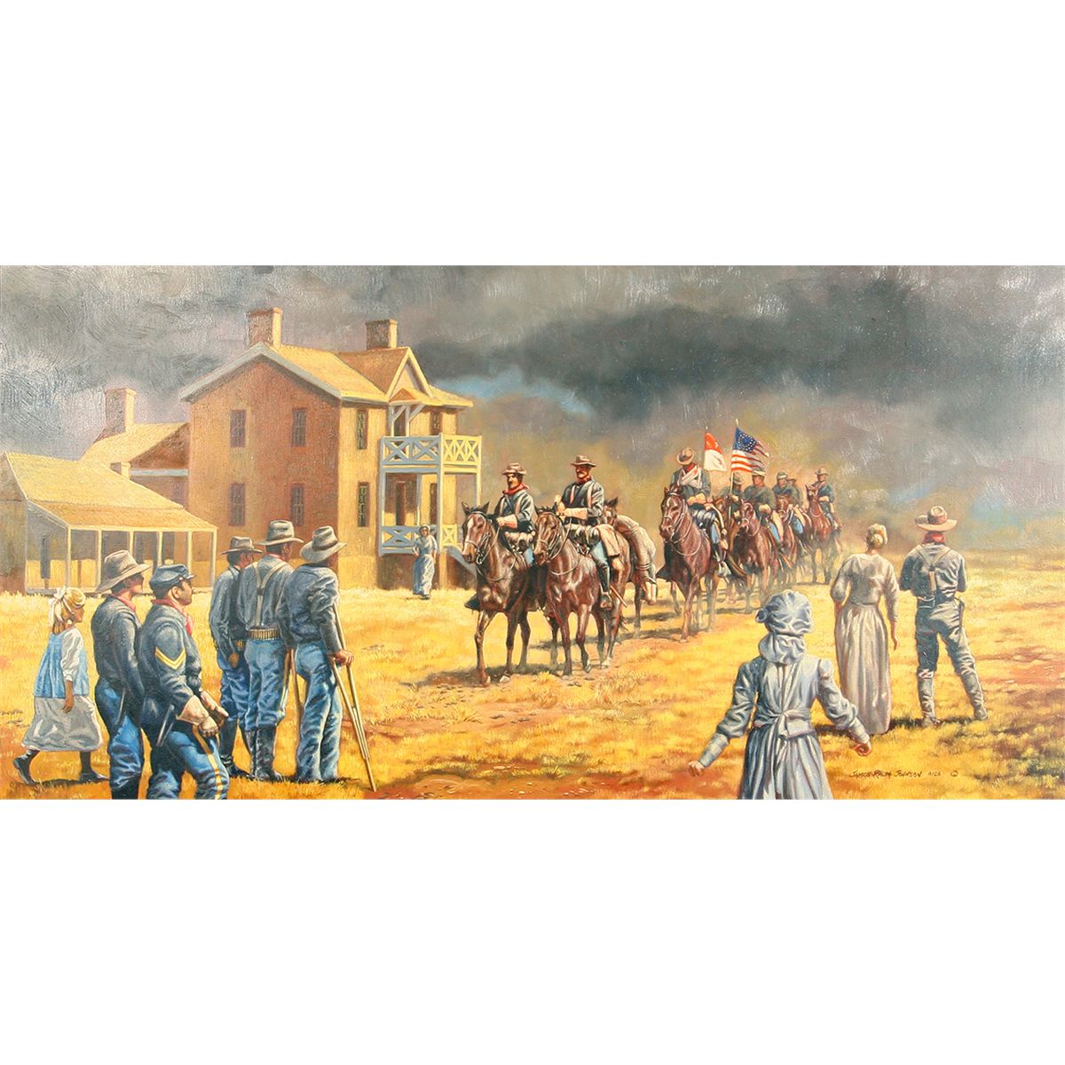 James Ralph Johnson, oil on board