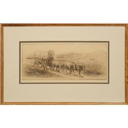 Edward Borein, etching