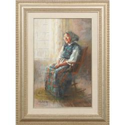 Arlene Hooker Fay, pastel