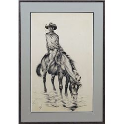 Dan Cody Muller, pen & ink