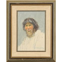 Eustace Ziegler, oil on board