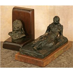 Ace Powell, two bronzes