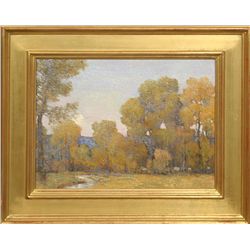 W. Steve Seltzer, oil on board