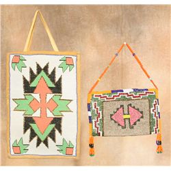 Two Plateau Beaded Bags