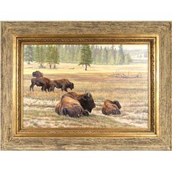 Gary Johnson, oil on linen