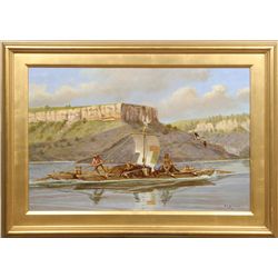 Robert F. Morgan, oil on canvas