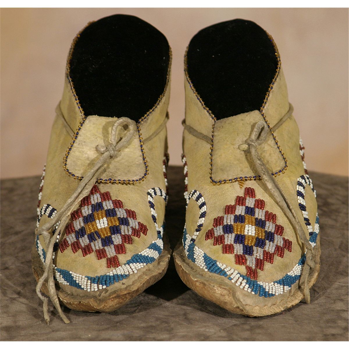 Apache Child's Moccasins, 19th century
