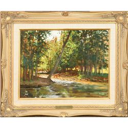 Joe Abbrescia, oil on board