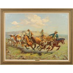 Dan Cody Muller, oil on board