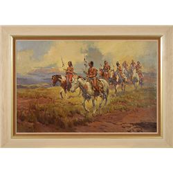 Newman Myrah, oil on canvas