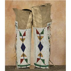 Sioux Beaded Leggings, 19th century