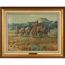 Nick Eggenhofer, gouache