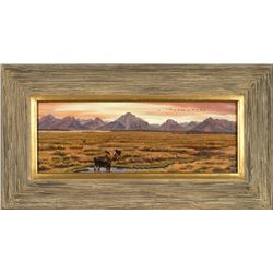 Gary Johnson, oil on linen