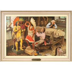 John Clymer, oil on canvas