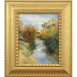 William Gollings, oil on board