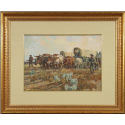 Nick Eggenhofer, gouache