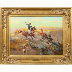 J. K. Ralston, oil on canvas