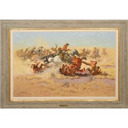 John Hampton, oil on canvas