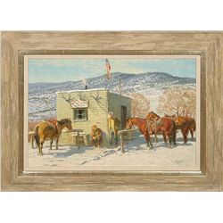 Robert Lougheed, oil on board