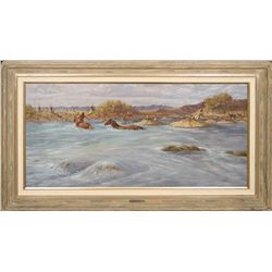 Ted Long, oil on canvas