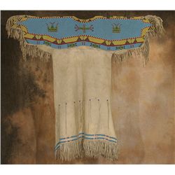Lakota Sioux Beaded Dress, 1880s