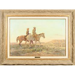 Joe Beeler, oil on canvas