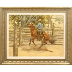 Jack N. Swanson, oil on board