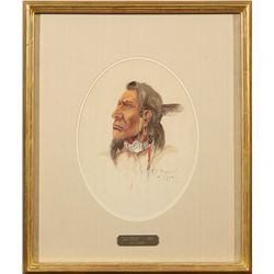 E. S. Paxson, watercolor