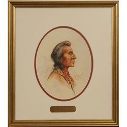 E. S. Paxson, watercolor