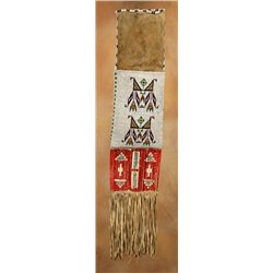 Large Sioux Beaded Pipebag, 19th century