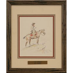 Ace Powell, ink and watercolor