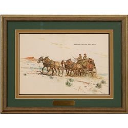 Nick Eggenhofer, gouache