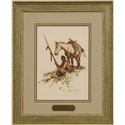 Nick Eggenhofer, gouache