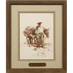 Nick Eggenhofer, gouache