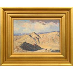 Maynard Dixon, oil on board