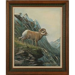 Ron Jenkins, oil on board