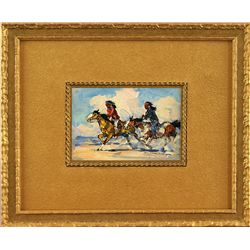 Marjorie Reed, oil on board