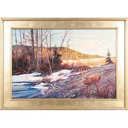 Hulan Fleming, oil on board