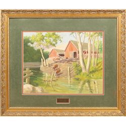 Edward Burns Quigley, oil