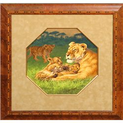 Greg Beecham, oil on board