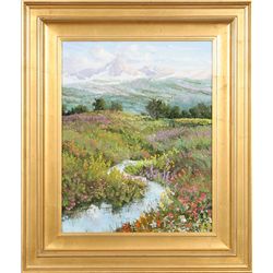 Tom deDecker, oil on board