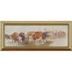 Marylee Moreland, oil on board