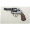 Image 1 : Smith & Wesson hand ejector 5 screw revolver,  .38 S&W cal., barrel cut down to 3-1/2”  re-blued fin